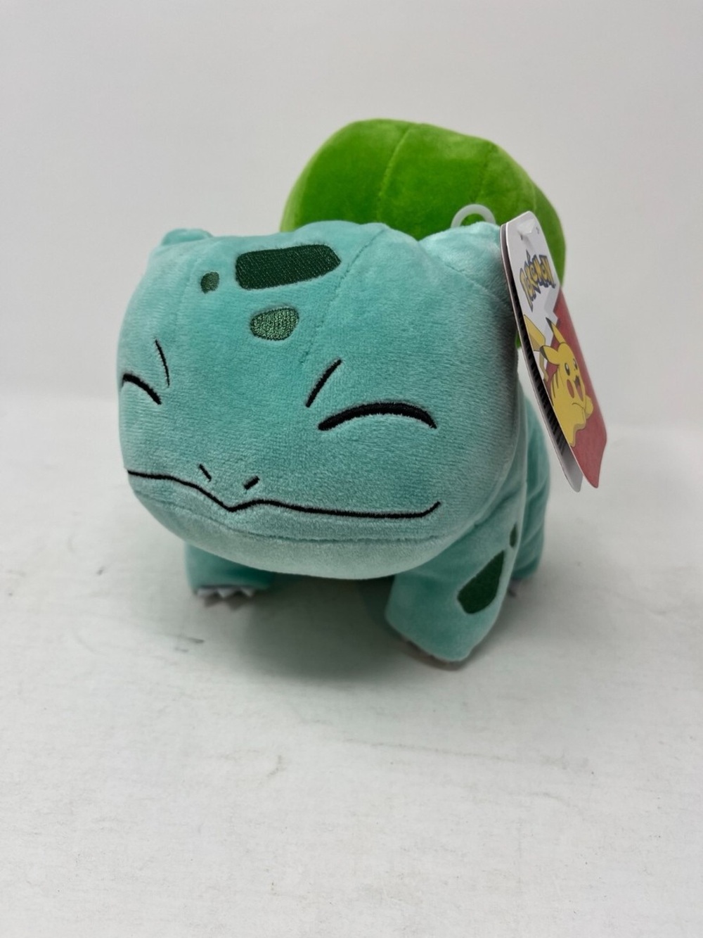 Pokémon Bulbasaur Plush Official Licensed Merchandise Eyes Closed Jazwares